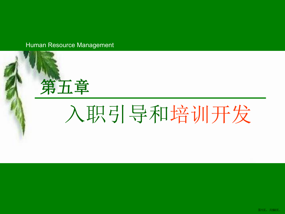 入职引导与培训开发合集课件.ppt_第1页