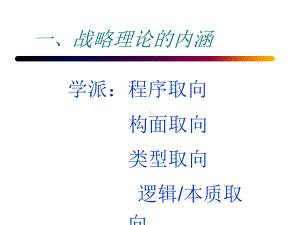 企业战略管理九说讲义课件1.ppt