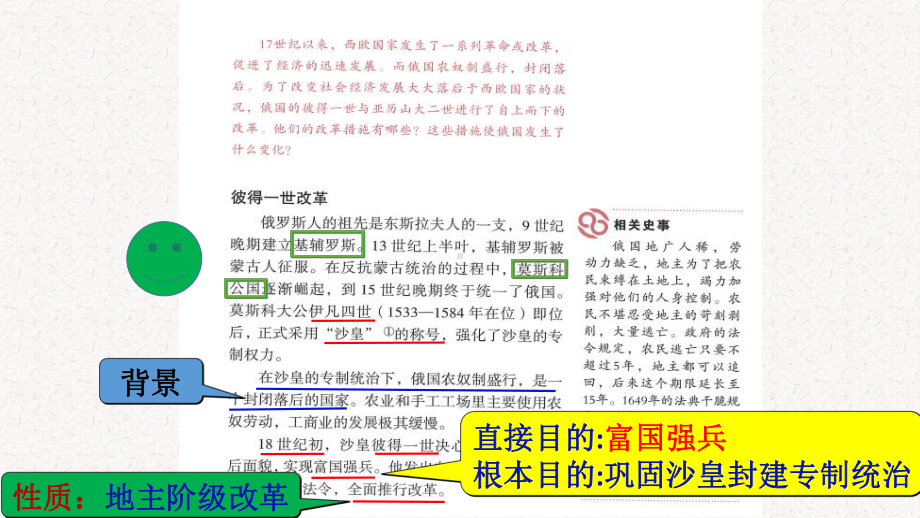 人教部编版第一单元第2课俄国的改革-(共19张PPT)课件.pptx_第2页