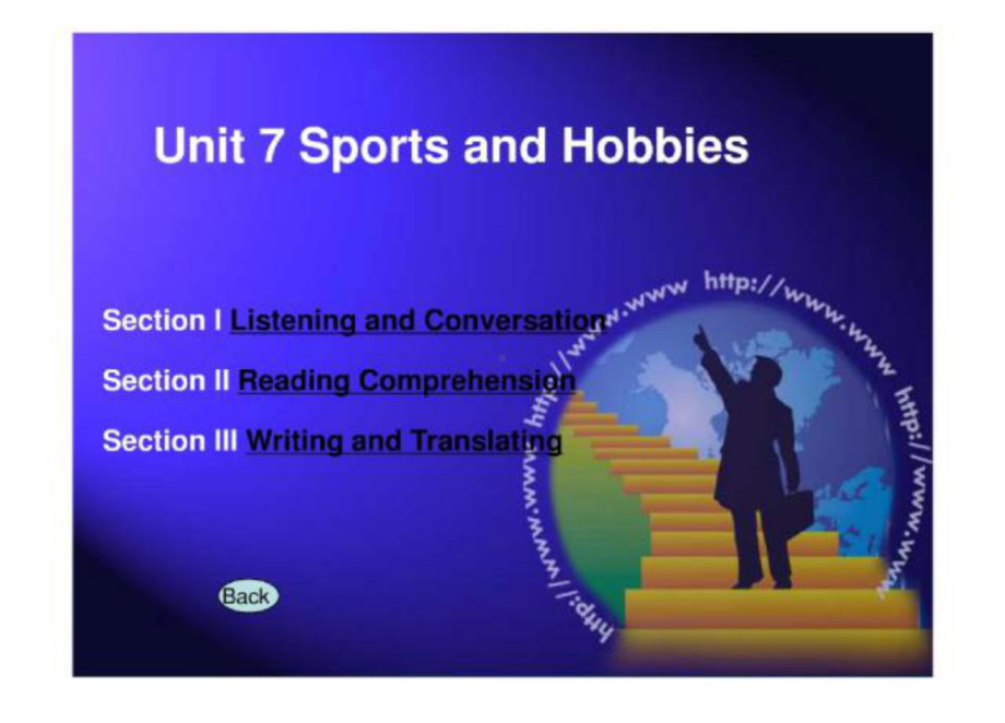 大学英语口语课件-Sports-and-Hobbies.ppt_第1页