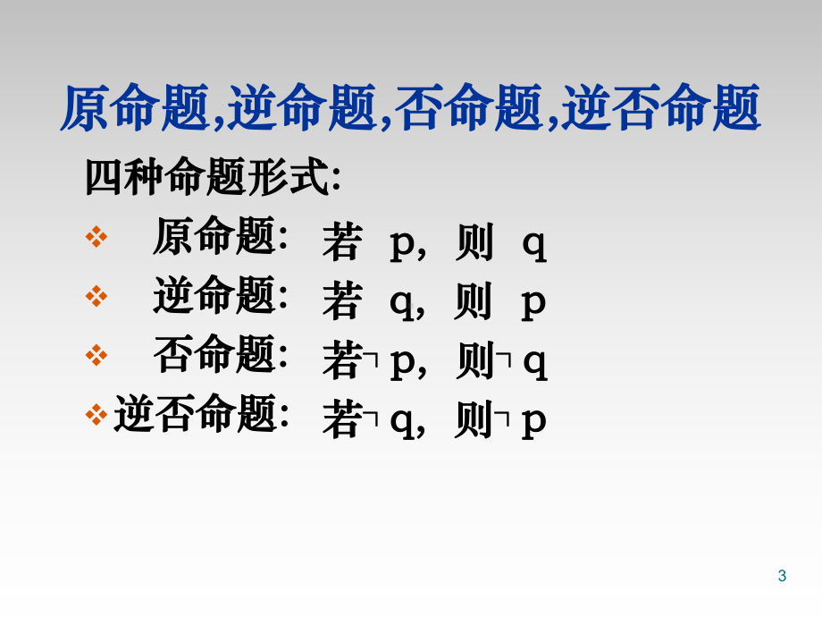 命题及四种命题PPT优秀课件.ppt_第3页