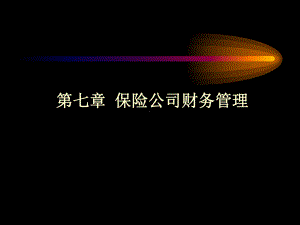 保险公司财务管理课件.ppt