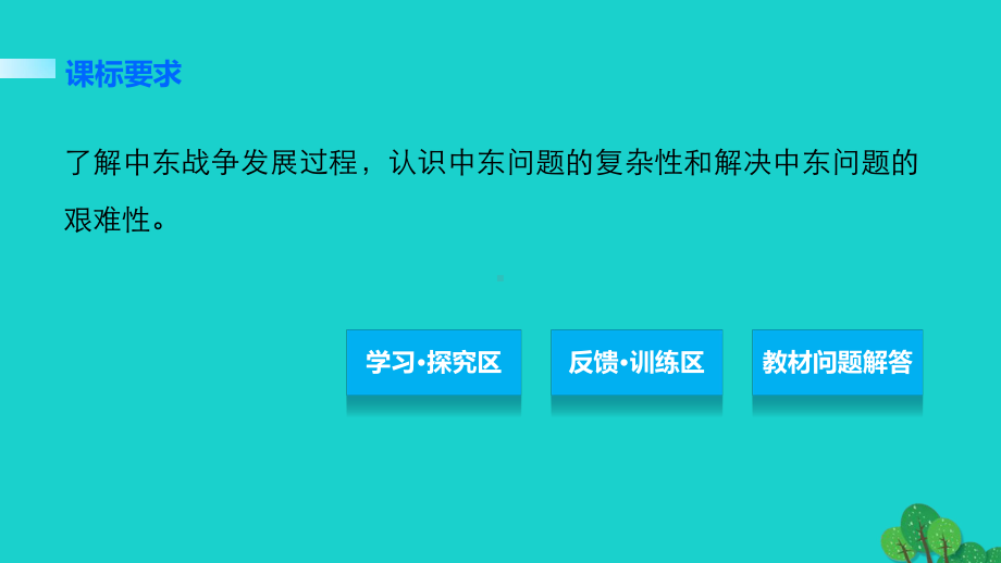 学案3中东问题的由来与发展第五单元烽火连绵的局部战争课件.ppt_第2页