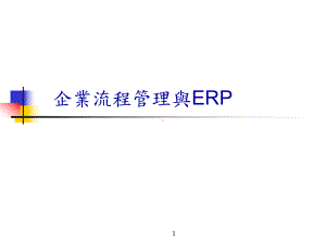 企业流程管理与ERP课件.ppt