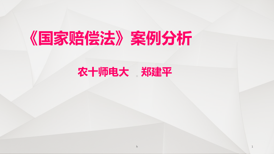 国家赔偿法案例分析课件.ppt_第1页