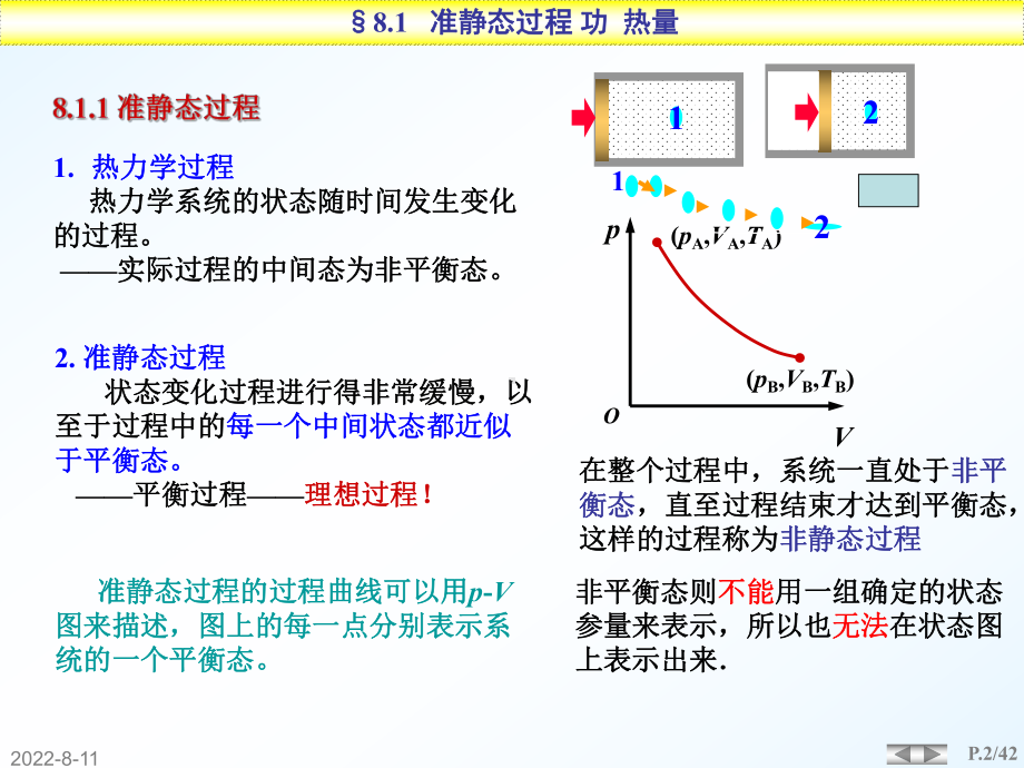 大学物理第八章热力学基础课件.ppt_第2页