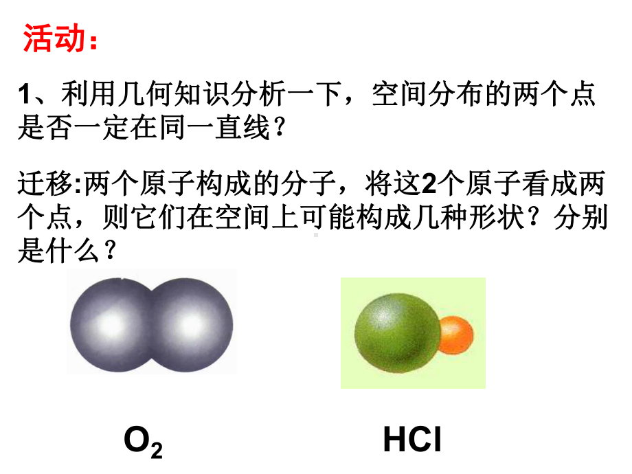 人教版-化学选修三分子的立体构型课件.ppt_第2页