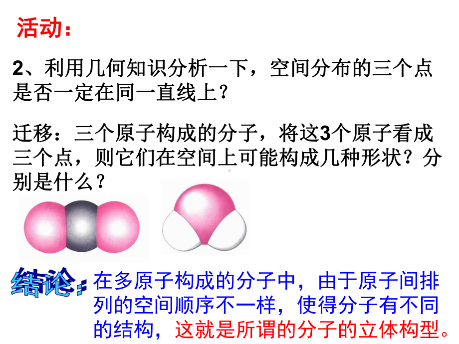 人教版-化学选修三分子的立体构型课件.ppt_第3页