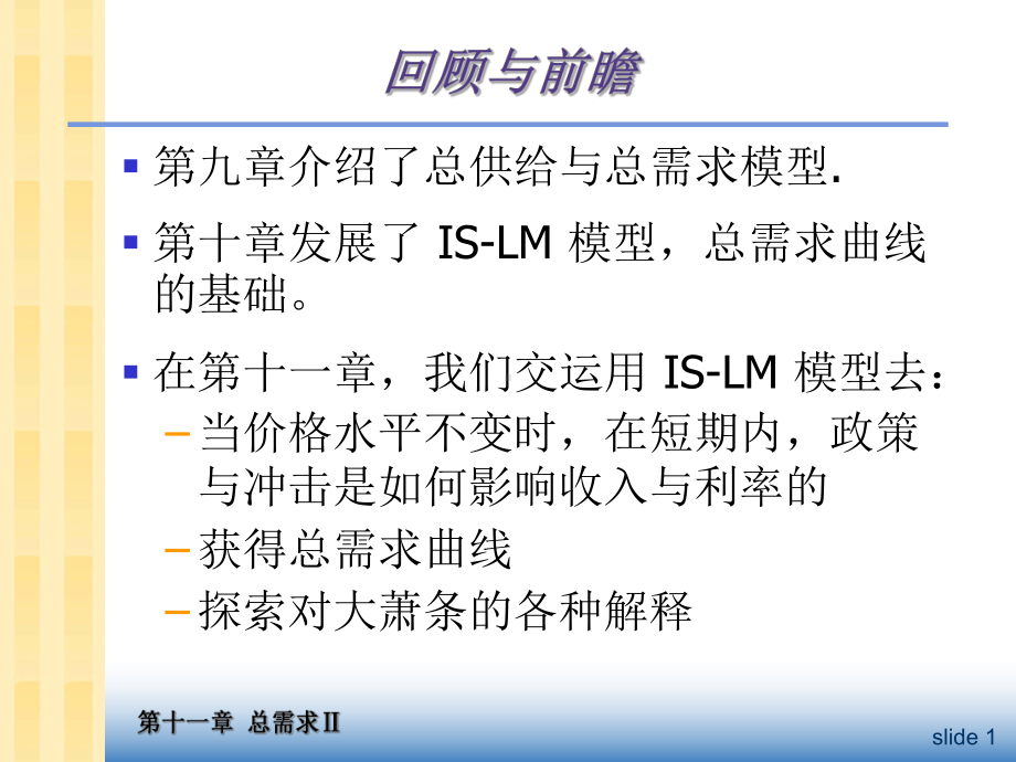 中级宏观经济学Ch总需求II使用ISLM模型课件.ppt_第2页