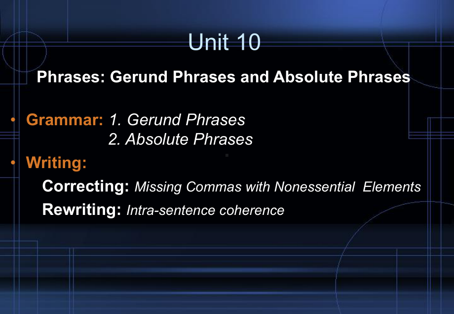 大学英语语法和写作CollegeEnglishGrammarandWriting10PhrasesGerundPhrasesandAbsolutePhrases课件.ppt_第2页