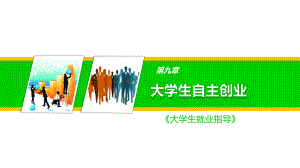 大学生职业生涯规划与就业指导第9章大学生自主创业课件.pptx