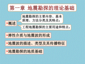 地震勘探基础及浅层折射反射波法课件.pptx