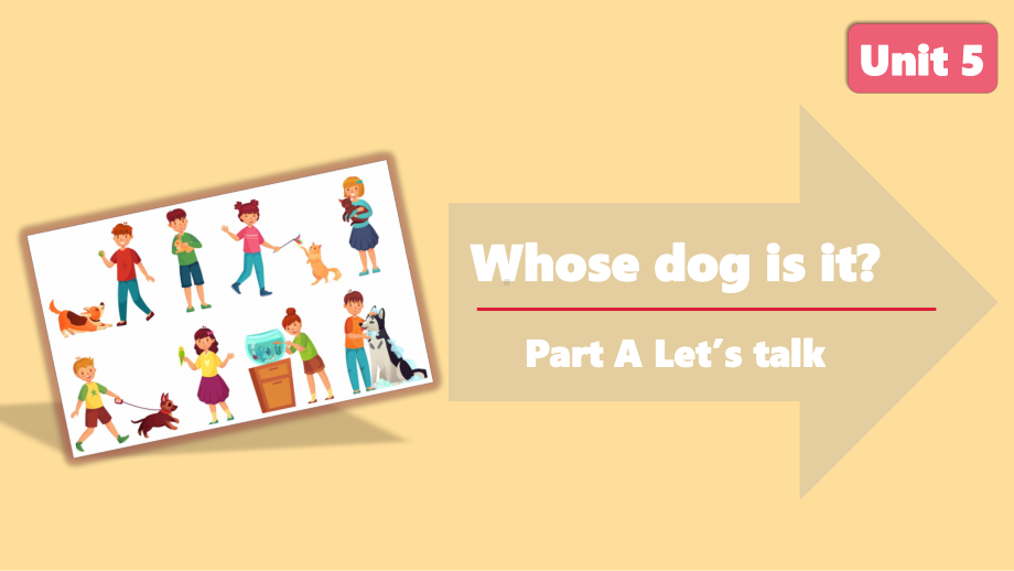 人教版PEP英语五年级下册-Unit 5 Whose dog is it？A Let’s talk 课件.pptx_第1页