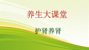 养肾护肾PPT课件.ppt