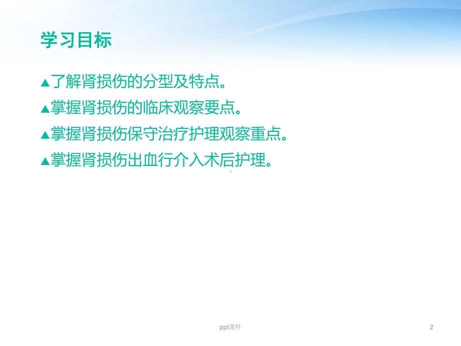 一例左肾挫裂伤出血患者行介入治疗术后护理查房-课件.ppt_第2页