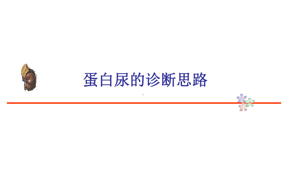 蛋白尿诊断思路PPT课件.ppt_第1页