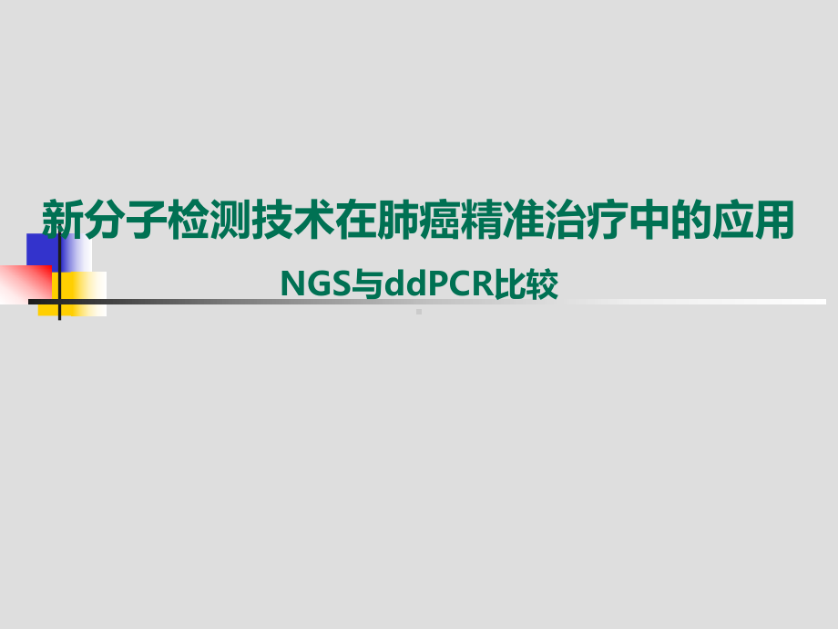 新分子检测技术在肺癌精准治疗中的应用NGS-vs课件.pptx_第1页