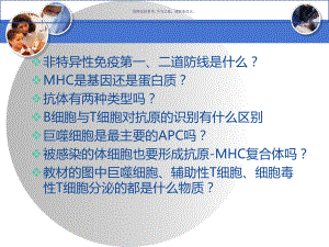 免疫教材疑难问题解析课件.ppt