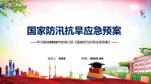 学习解读2022年《国家防汛抗旱应急预案》PPT课件.pptx