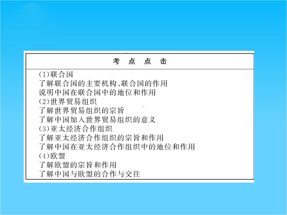 政治全程复习方略专题五日益重要的国际组织(选修3)课件.ppt_第3页