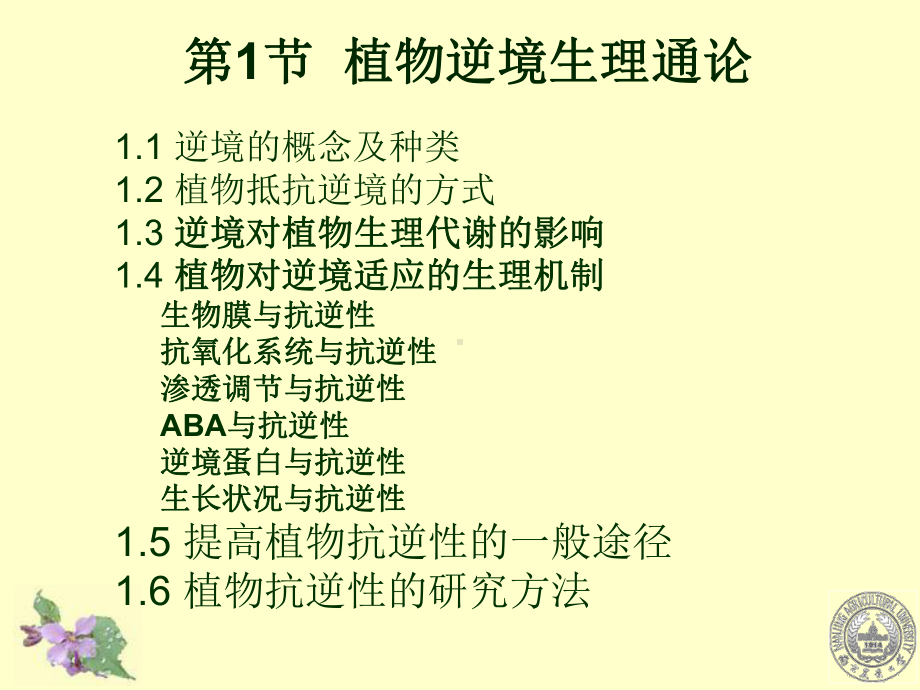 植物生理学第十一章植物逆境生理课件.ppt_第3页