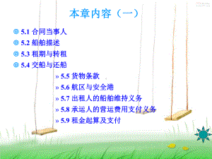 定期租船合同国际货物运输2022优秀课件.ppt