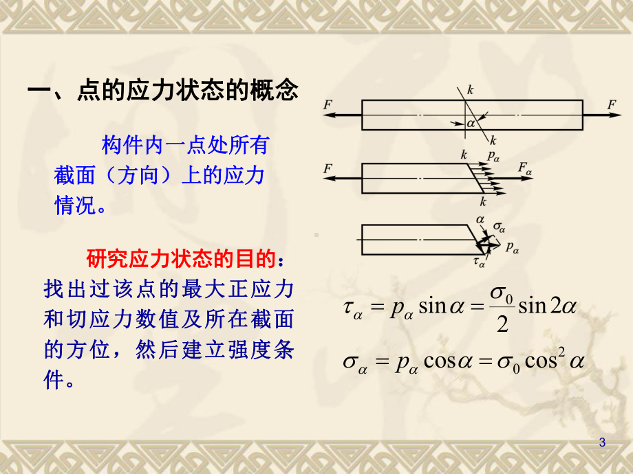 材料力学应力状态分析和广义课件.ppt_第3页