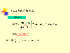 方阵的行列式精品课件.ppt