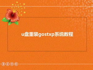 新编最详细的gostxp系统安装教程课件.ppt