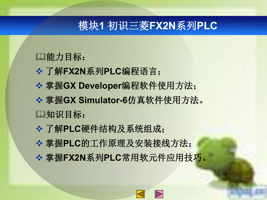 模块1初识三菱FX2N系列PLC课件.ppt_第1页