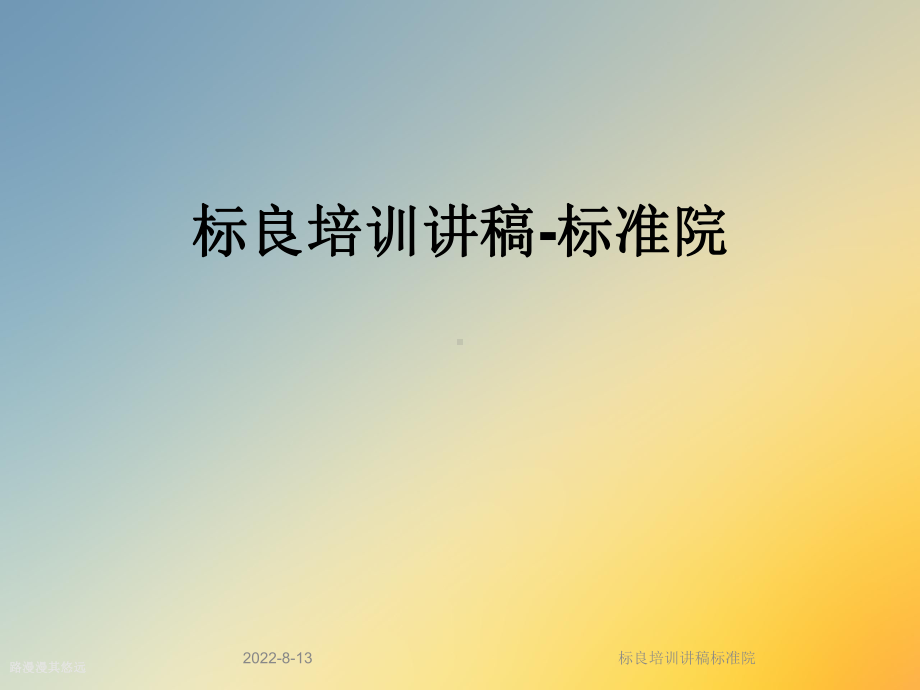 标良培训讲稿标准院课件.ppt_第1页