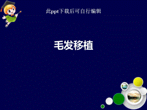 毛发移植ppt课件.ppt