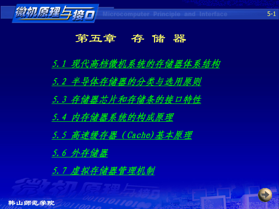 微机原理第5章存储器课件.ppt_第1页