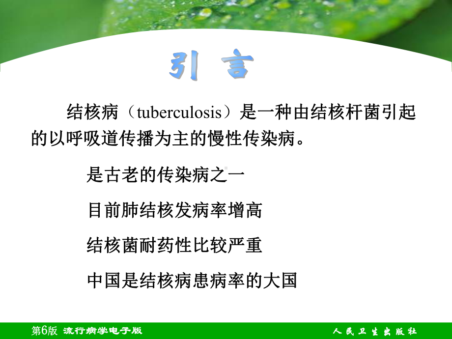 流行病学人卫第六版课件-第27章-结核病-Tuberculosis.ppt_第2页