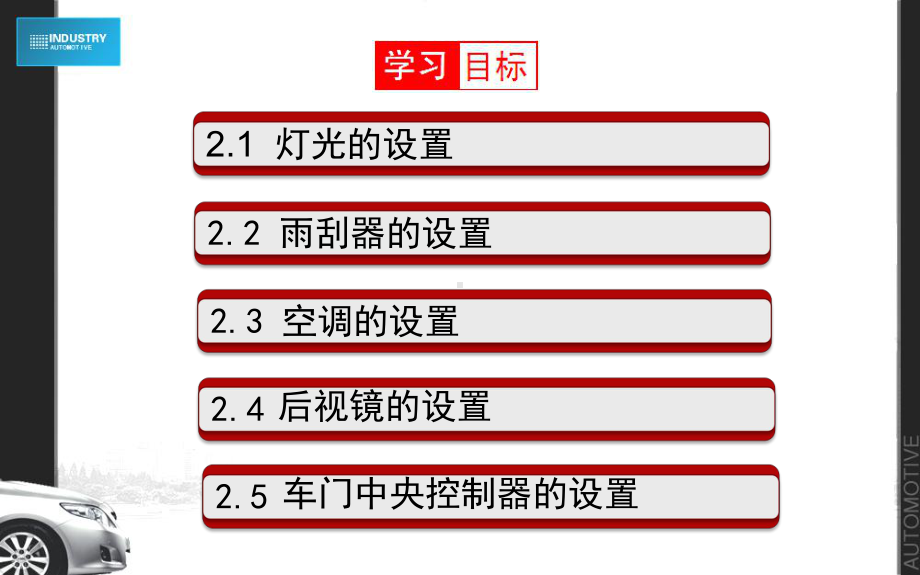 汽车构造与拆装车身附件的基本设置课件.ppt_第3页