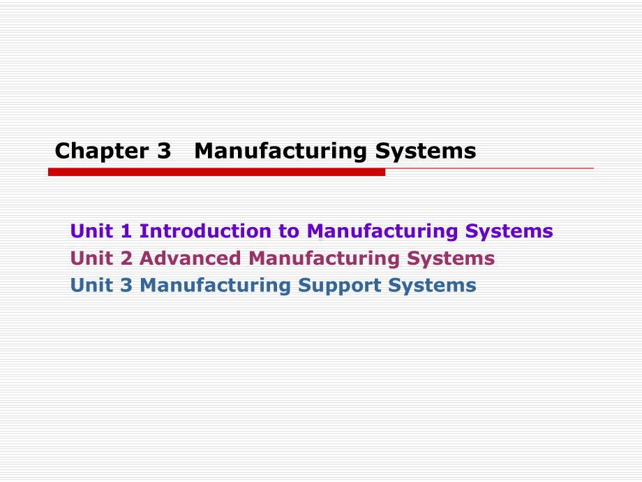 工业工程专业英语chapter3manufacturingsystem课件.ppt_第1页