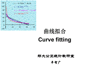 曲线拟合精选课件.ppt