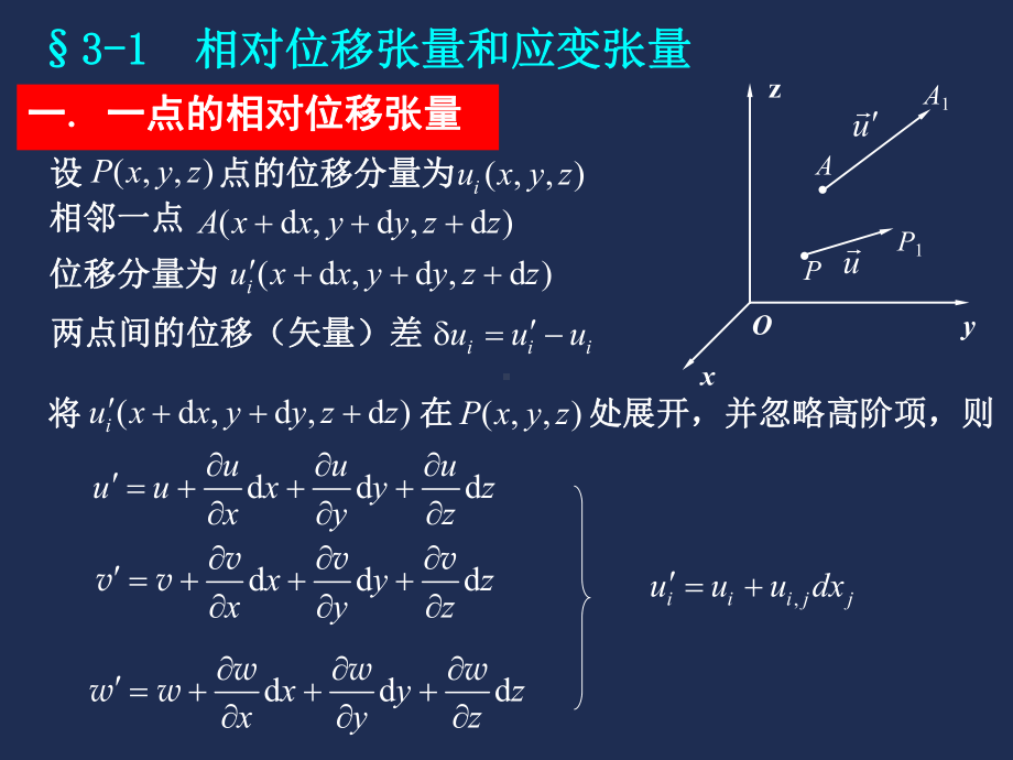 弹性力学3应变分析课件.ppt_第1页