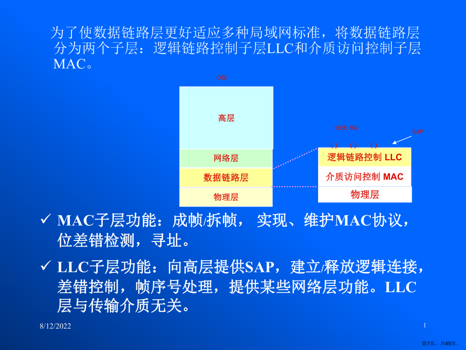 局域网的数据链路层课件.ppt_第1页