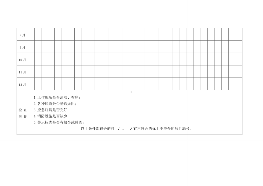 日常安全检查表参考模板范本.doc_第2页