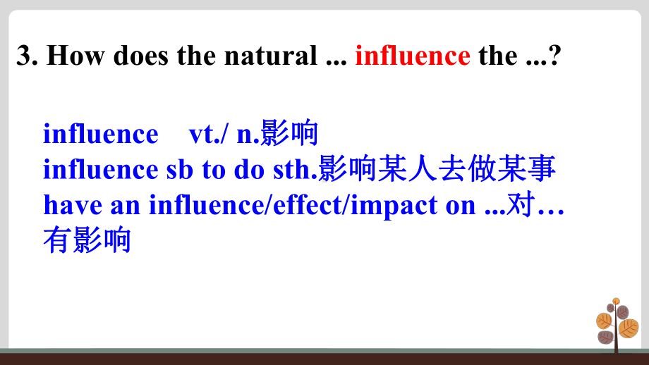 Unit 6 At one with nature Understanding ideas Language pointsppt课件(2022)高中英语新外研版必修第一册.pptx_第3页