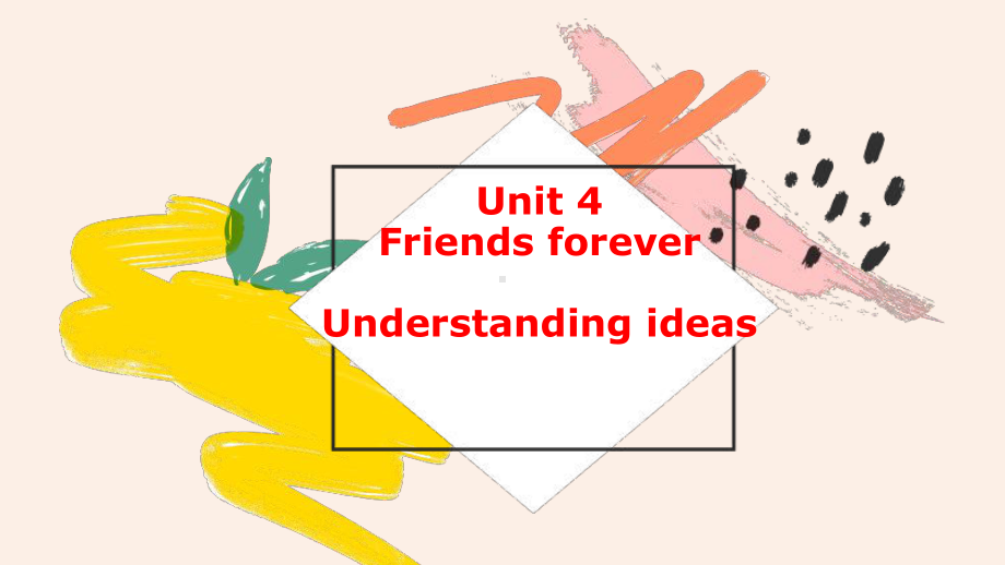 Unit 4 Friends forever Understanding ideasppt课件(2022)高中英语新外研版必修第一册.pptx_第1页