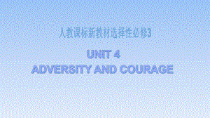 Unit 4 Adversity and Courage 单元复习-ppt课件--(2022)高中英语新人教版(2019)选择性必修第三册.pptx