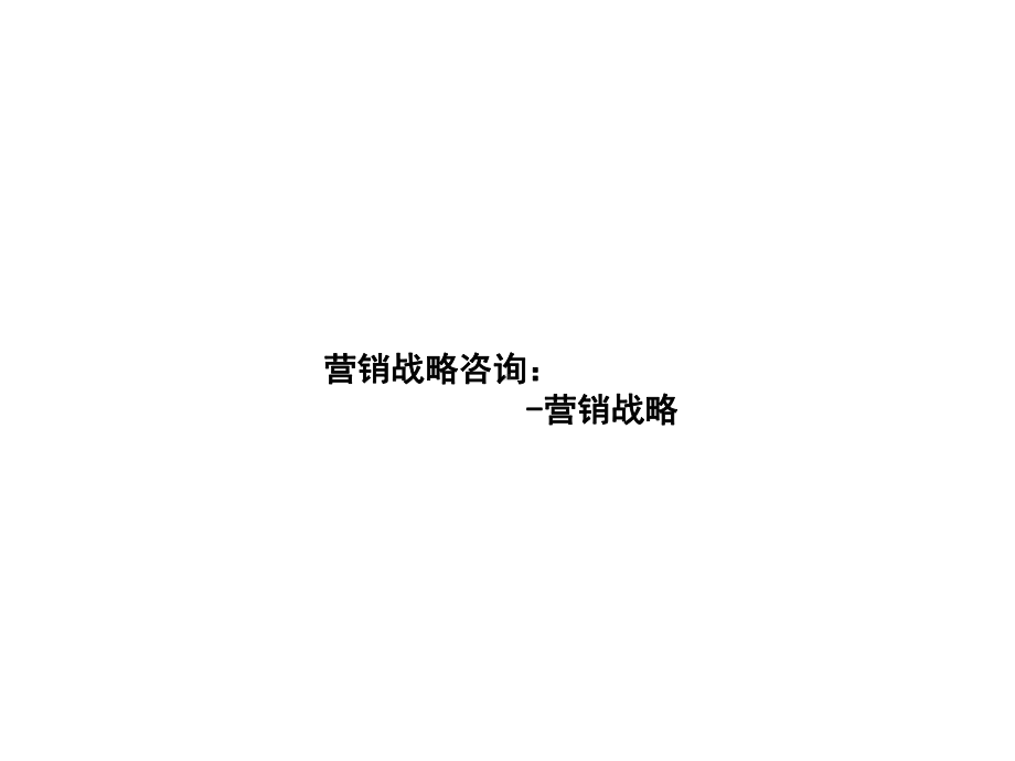 营销战略咨询报告.ppt_第1页