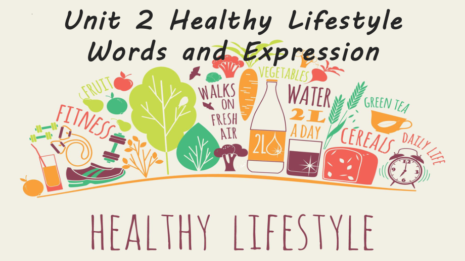 Unit 2 Healthy Lifestyle words and expression -ppt课件--(2022)高中英语新人教版选择性必修第三册.pptx_第1页