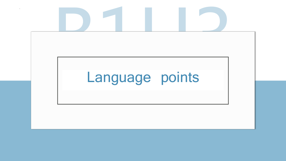 Unit 3 Language pointsppt课件(2022)高中英语新外研版必修第一册.pptx_第1页