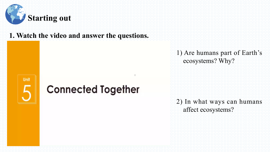 Unit 5Starting out & Understanding ideas 课件 -(2022）新外研版高中选择性必修第二册《英语》.pptx_第2页