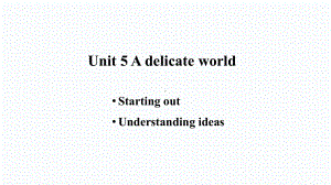 Unit 5Starting out & Understanding ideas 课件 -(2022）新外研版高中选择性必修第二册《英语》.pptx