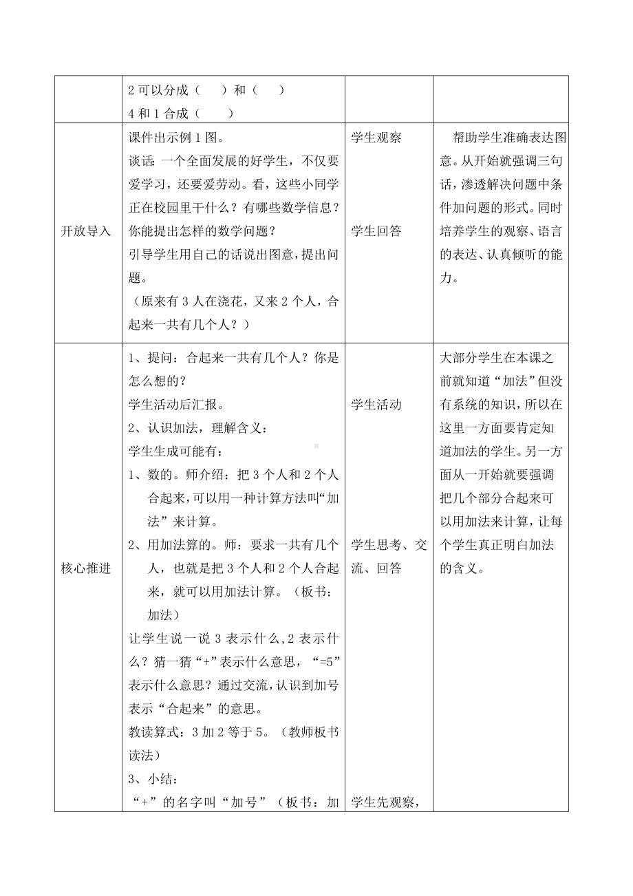 苏教版一年级数学上册第八单元《5以内的加法》教案（定稿）.doc_第2页