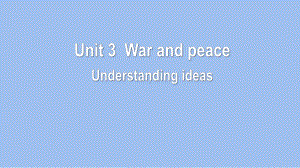 Unit 3 Understanding ideas 语言点课件 -(2022）新外研版高中选择性必修第三册《英语》.pptx